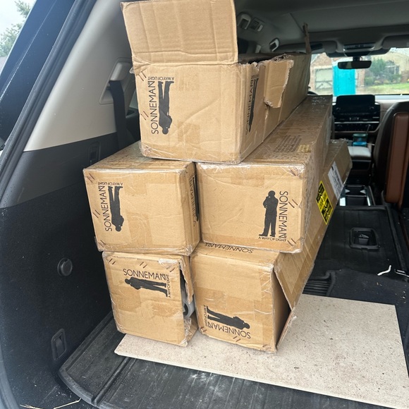 5 40” Outdoor Flue Led lights by Sonneman - Picture 4 of 7